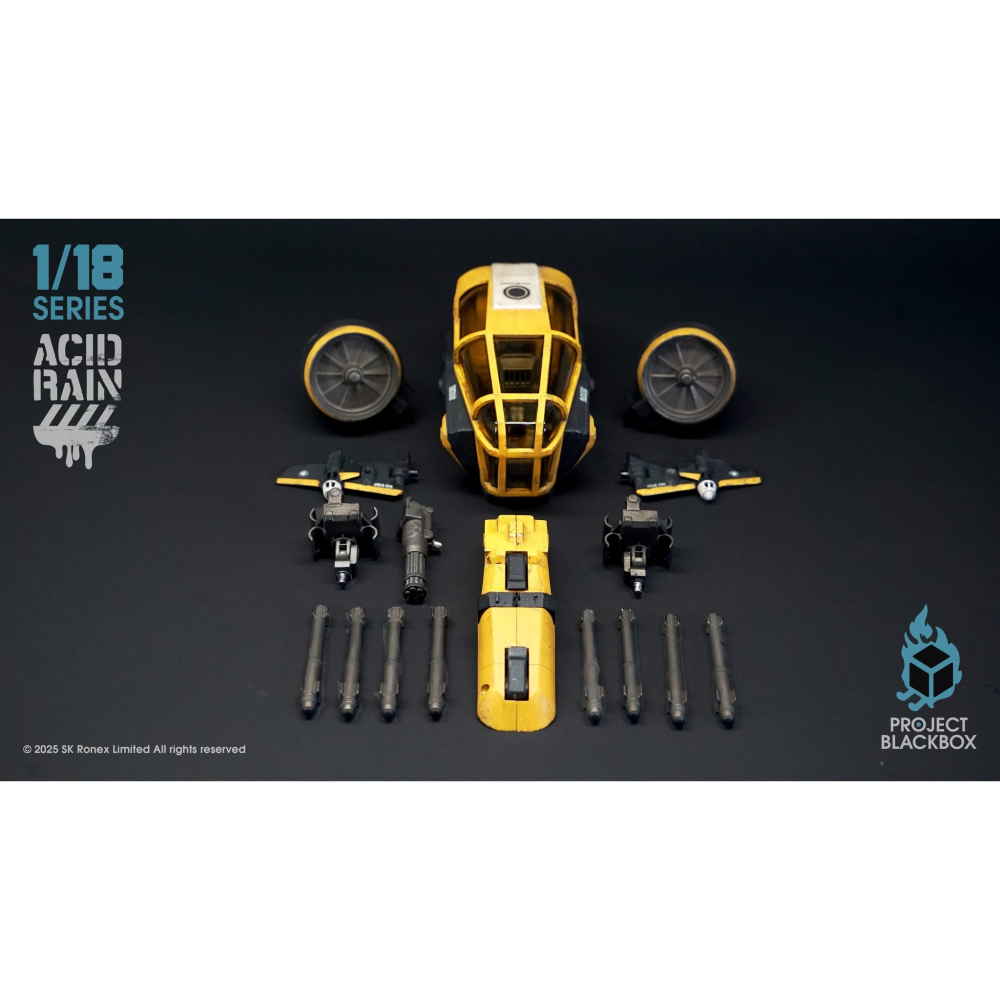 酸雨戰爭 Acid Rain World 3.75吋 PBB-AR001黑蜂翼流WF8a-細節圖5