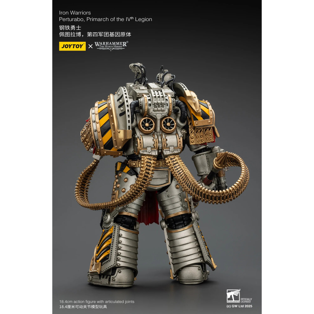 暗源Joy Toy 1/18 荷魯斯之亂30K 鋼鐵勇士 佩圖拉博 第四軍團基因原體-細節圖2