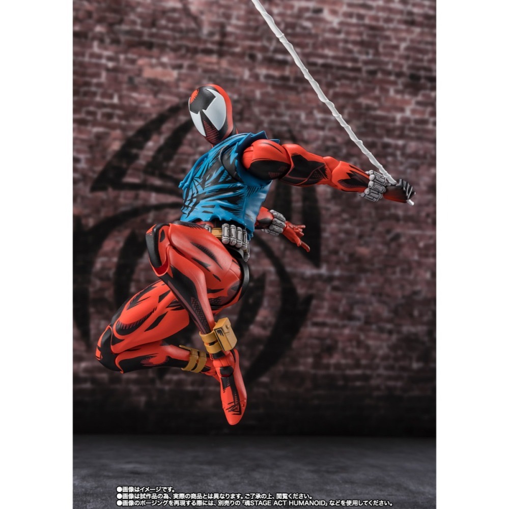 SHF S.H.Figuarts 蜘蛛人：新宇宙 腥紅蜘蛛 猩紅蜘蛛 Scarlet Spider-細節圖3