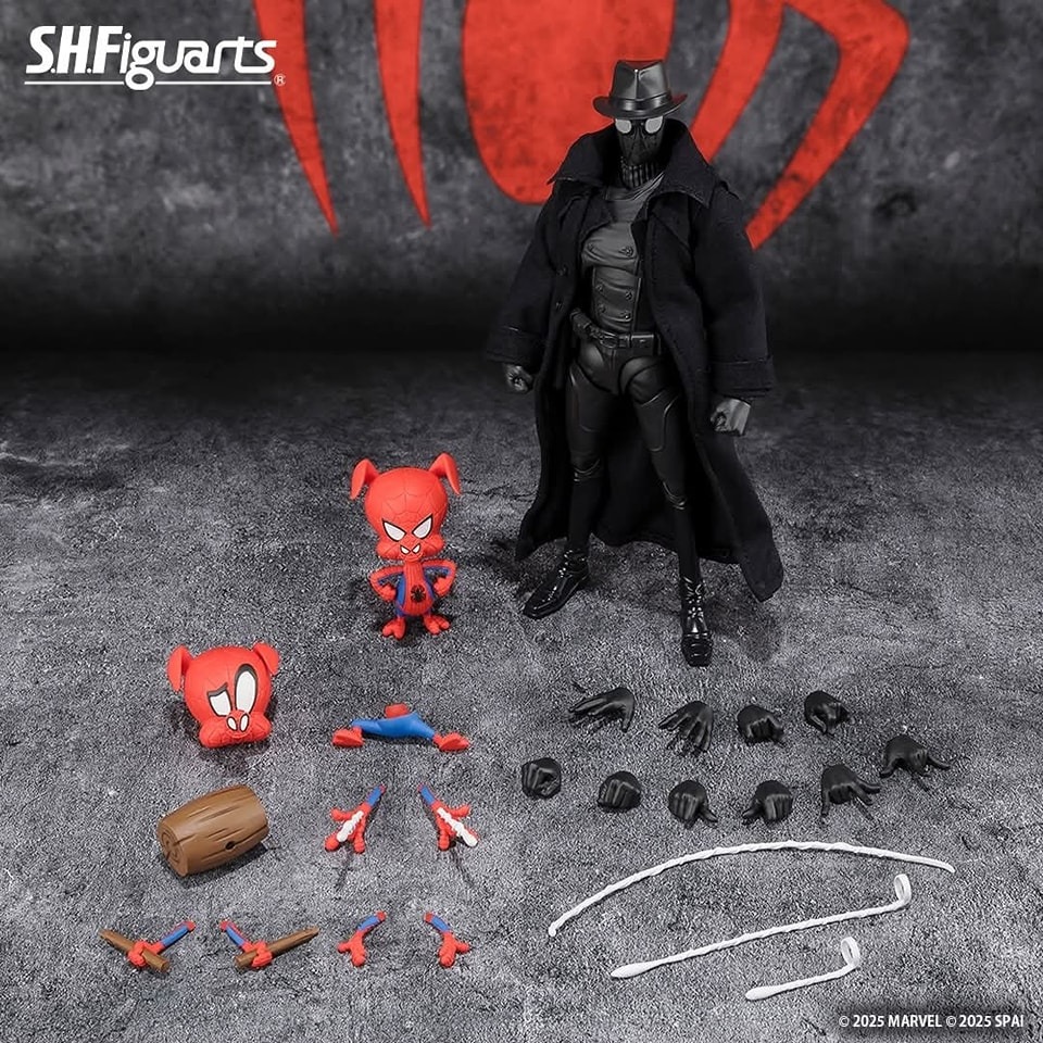 SHF S.H.Figuarts 蜘蛛人：新宇宙 Spider-Man Noir & Spider-Ham-細節圖9