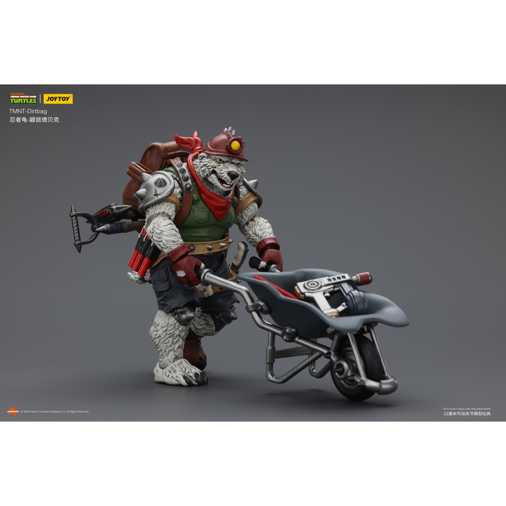 暗源Joy Toy 1/18 TMNT 忍者龜系列反派 鼴鼠德貝克-細節圖4