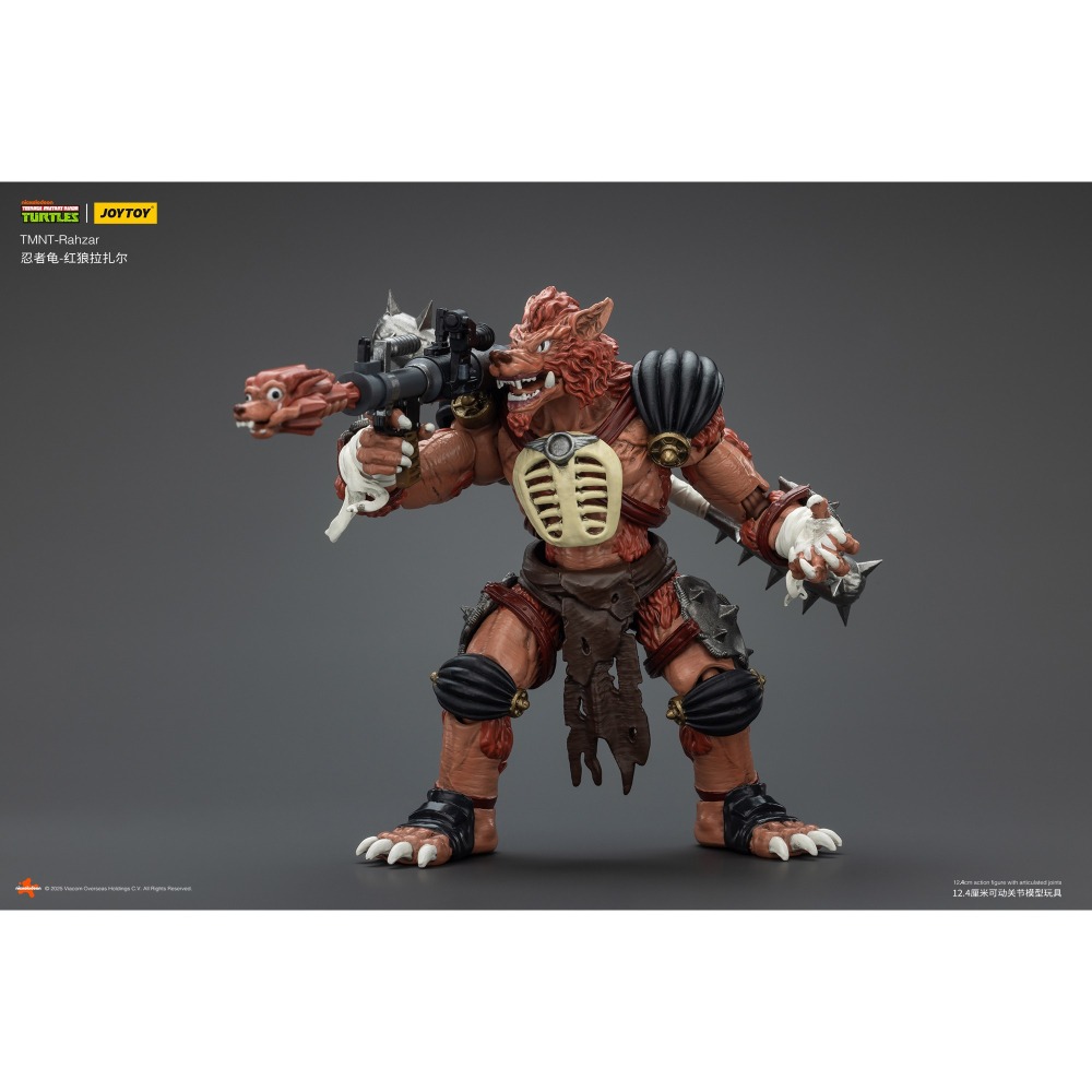 暗源Joy Toy 1/18 TMNT 忍者龜系列反派 紅狼拉扎爾-細節圖2