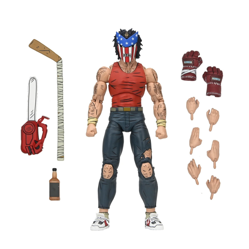 Neca7吋 忍者龜Mirage幻影漫畫 Ultimate Bodycount Casey Jones-細節圖6