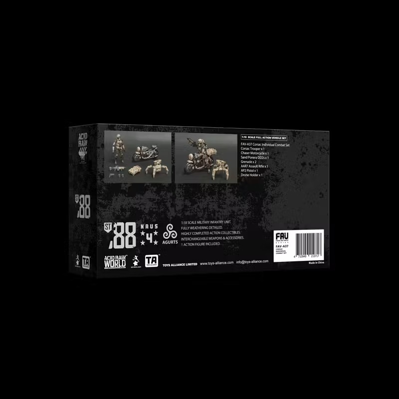 酸雨戰爭 Acid Rain World 3.75吋 FAV-A37 沙狐單兵作戰套裝-細節圖9
