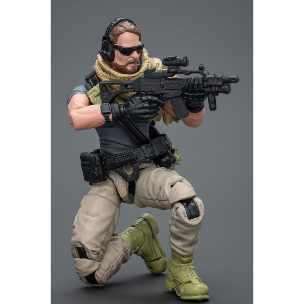 暗源Joy Toy1/18 硬核酷玩 薩克雇傭兵小隊 狙擊手-細節圖5