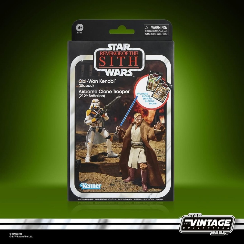 星際大戰 TVC3.75 西斯大帝的復仇 Obiwan Kenobi & 212th Airborne Trooper-細節圖2