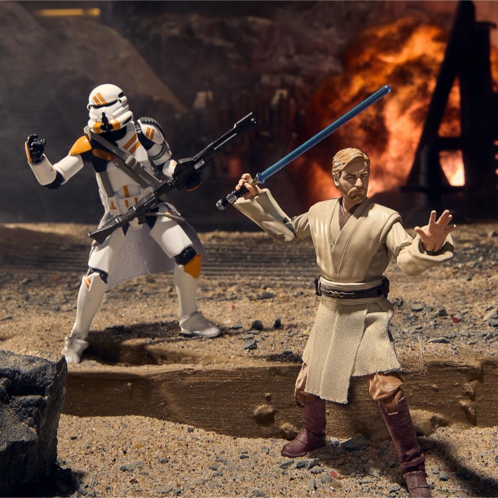 星際大戰 TVC3.75 西斯大帝的復仇 Obiwan Kenobi & 212th Airborne Trooper-細節圖5
