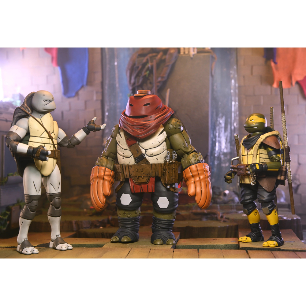 Neca7吋 TMNT忍者龜 最後的浪人:再進化 Moja, Odyn, Uno & Yi 四隻一套-細節圖2