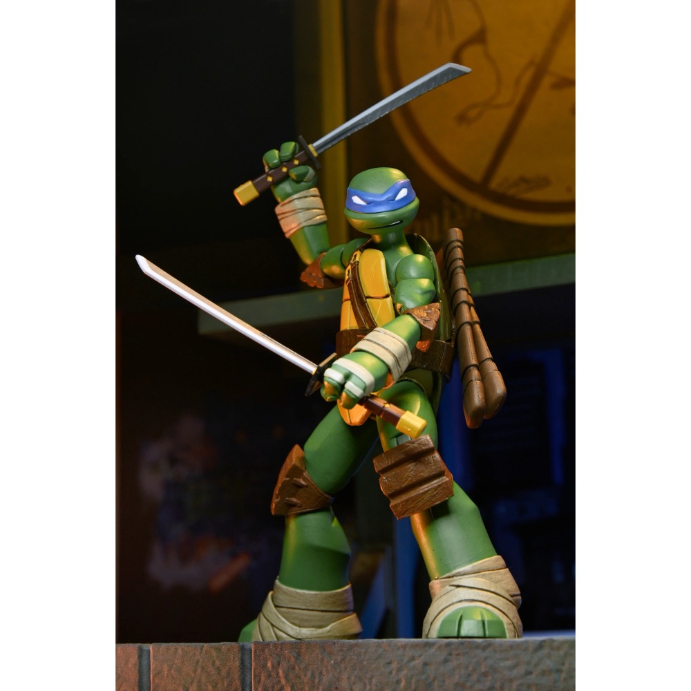 Neca7吋 忍者龜 2012動畫系列 TMNT 忍者龜四隻一套-細節圖2