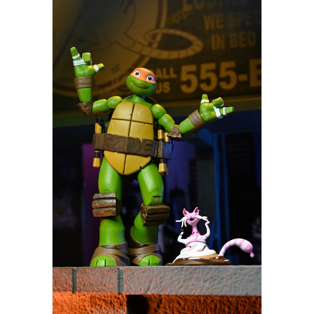 Neca7吋 忍者龜 2012動畫系列 TMNT 忍者龜四隻一套-細節圖4