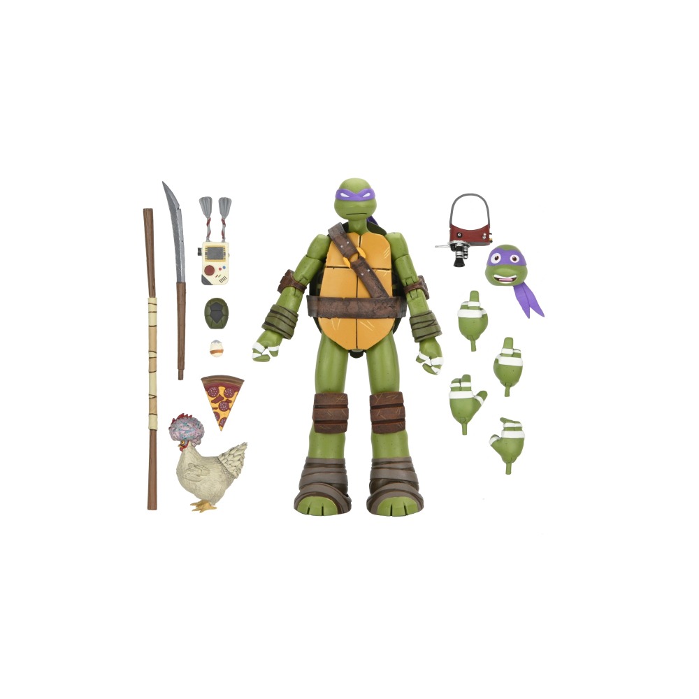 Neca7吋 忍者龜 2012動畫系列 TMNT 忍者龜四隻一套-細節圖9