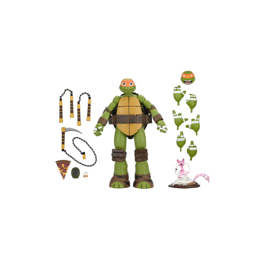 Neca7吋 忍者龜 2012動畫系列 TMNT 忍者龜四隻一套-細節圖10