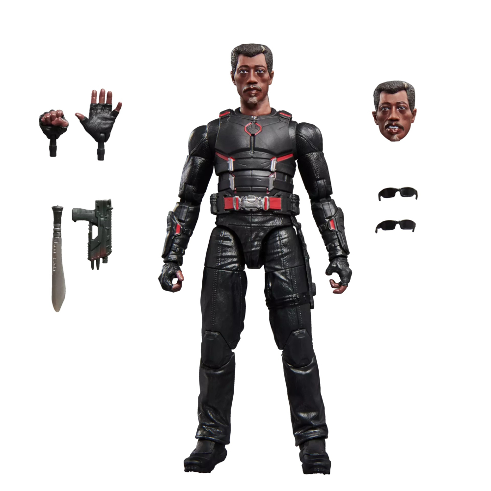 漫威 Marvel ML6吋  電影死侍與金鋼狼 Marvel＇s Blade 刀鋒戰士-細節圖9