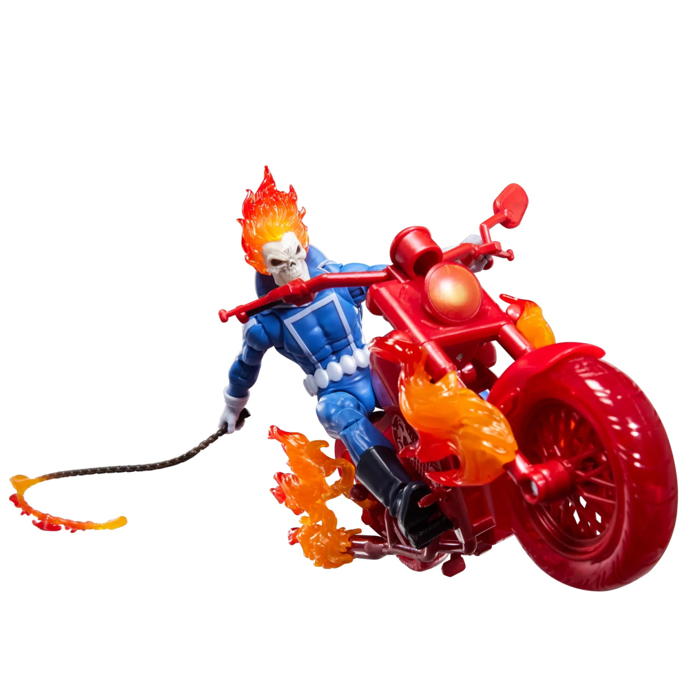 漫威 ML6吋  Ghost Rider Johnny Blaze with Motorcycle 惡靈戰警-細節圖8