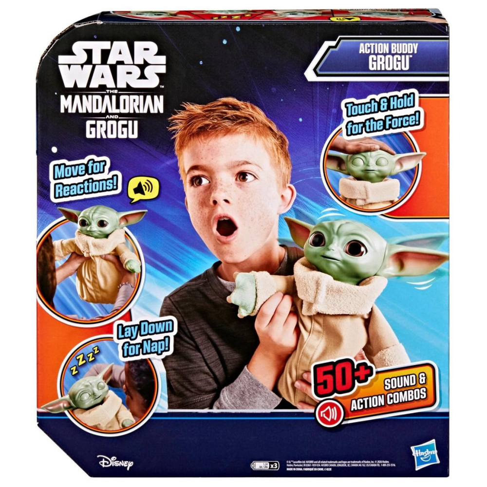 Hasbro孩之寶 曼達洛人與古古電影系列 Grogu古古夥伴電子互動10吋玩偶-細節圖6