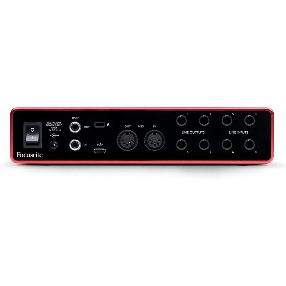 Focusrite Scarlett 8i6 3rd Gen USB 錄音介面總代理公司貨保固三年