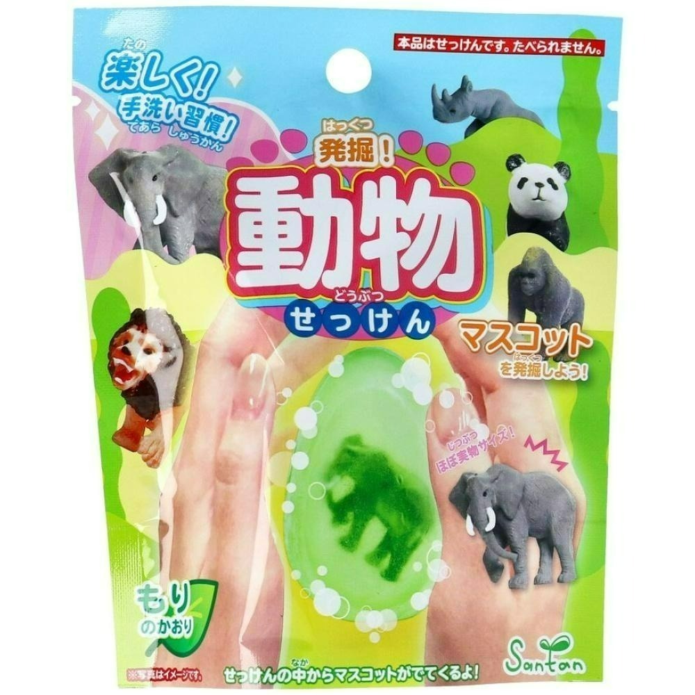 《小孩。同》現貨 日本 戽斗星球/趴式動物沐浴球 泡澡球 狗狗 發掘!動物透明肥皂附公仔 戽斗動物 趴式動物-規格圖6