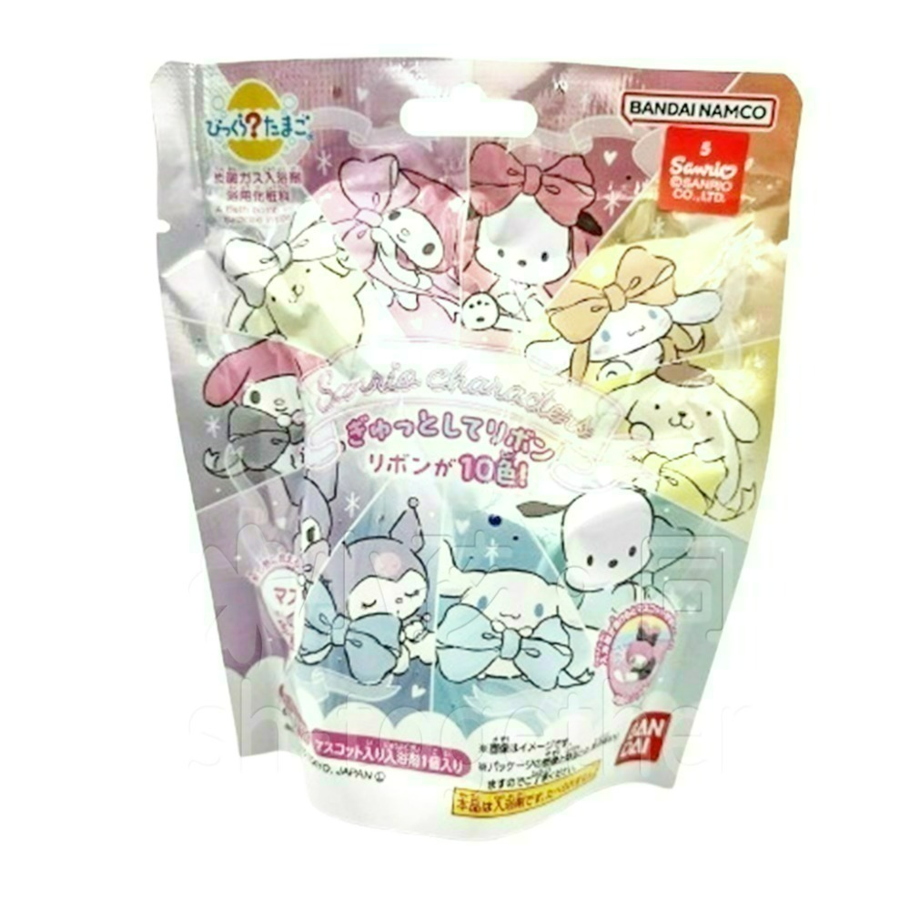 《小孩。同》日本 三麗鷗SANRIO沐浴球1 泡澡球 Kitty Melody 大耳狗 布丁狗 庫洛米 帕恰狗-規格圖7