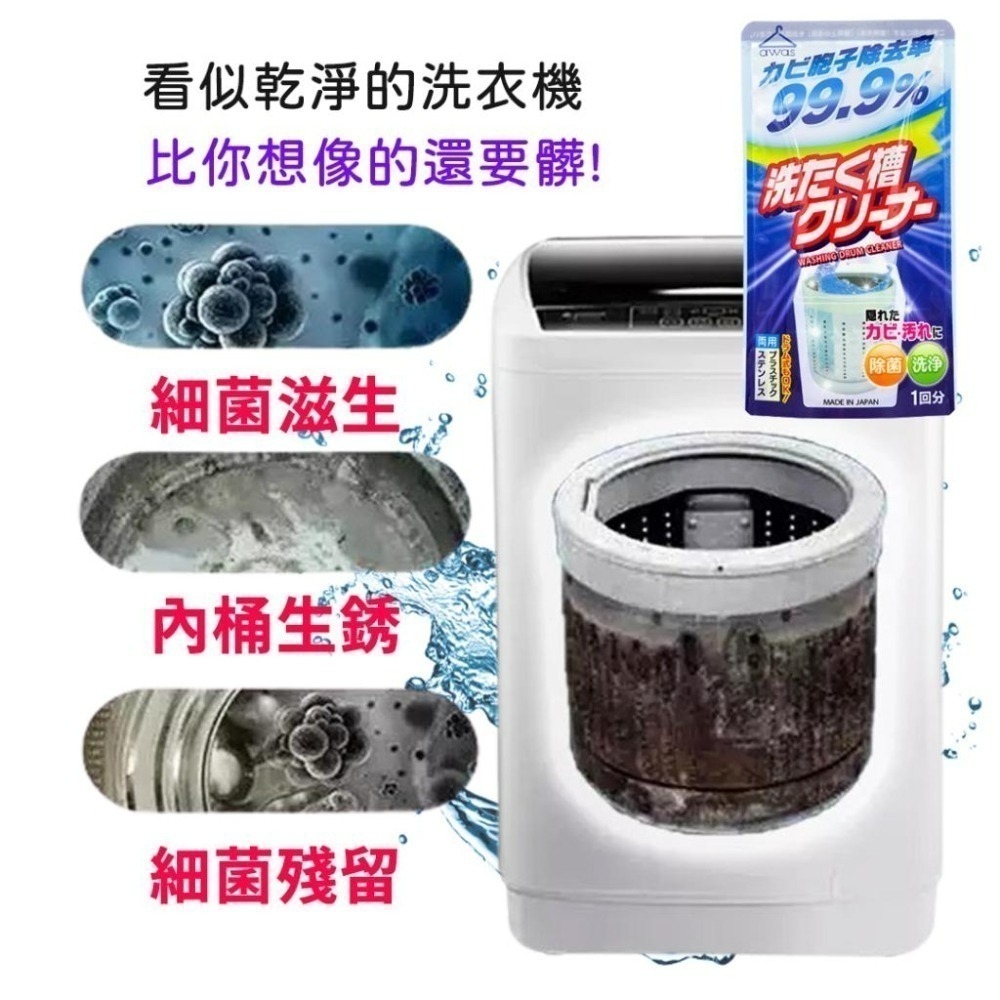 🔥現貨 🔥日本製 火箭 Rocket 洗衣槽除菌清洗粉/120g  洗衣機清洗清潔粉 洗衣機去污清潔劑 洗衣機清潔-細節圖2
