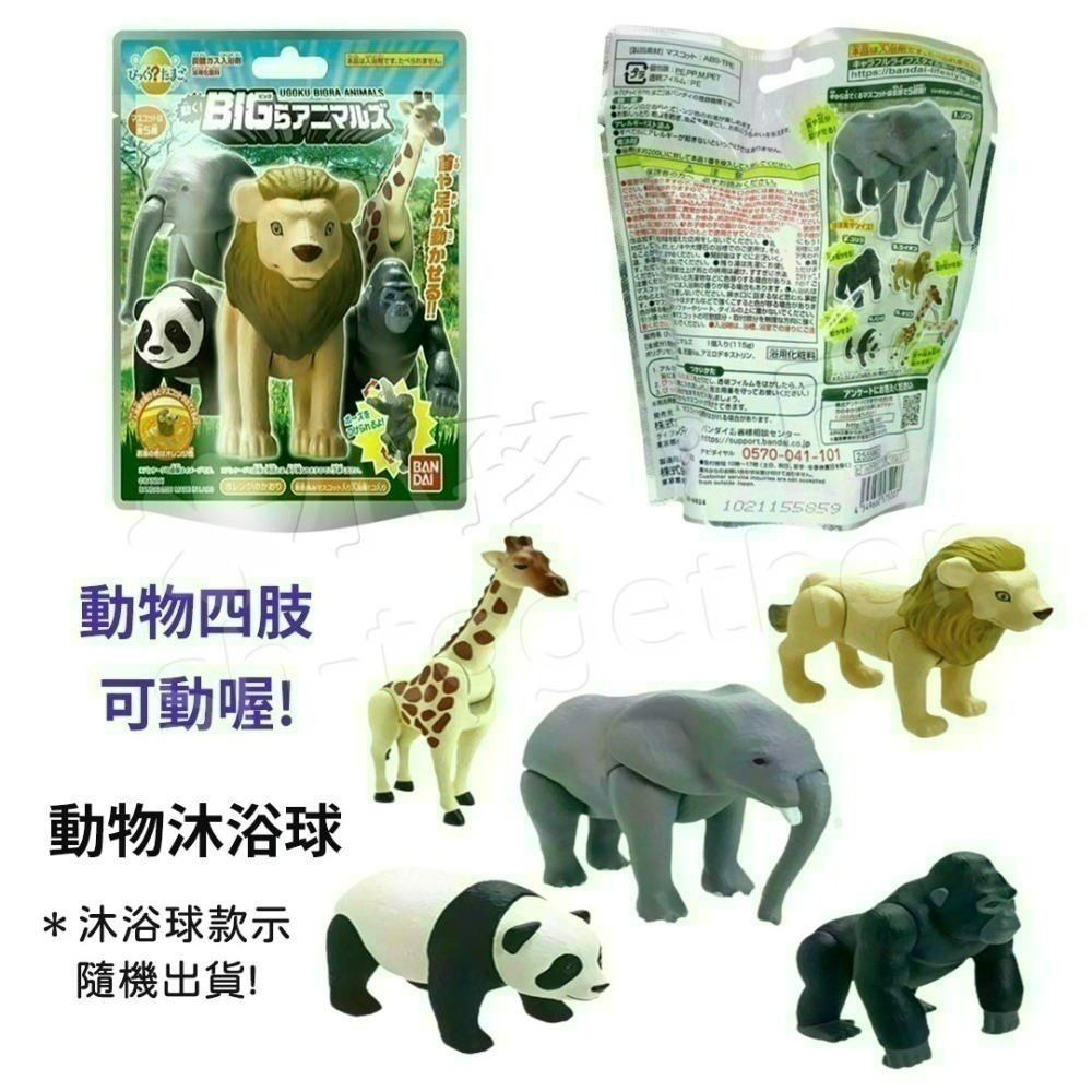 《小孩。同》現貨 日本 動物沐浴球 泡澡球 可動公仔 大人圖鑑狗狗 貓咪 發光酷炫極寒動物 海洋生物-細節圖2