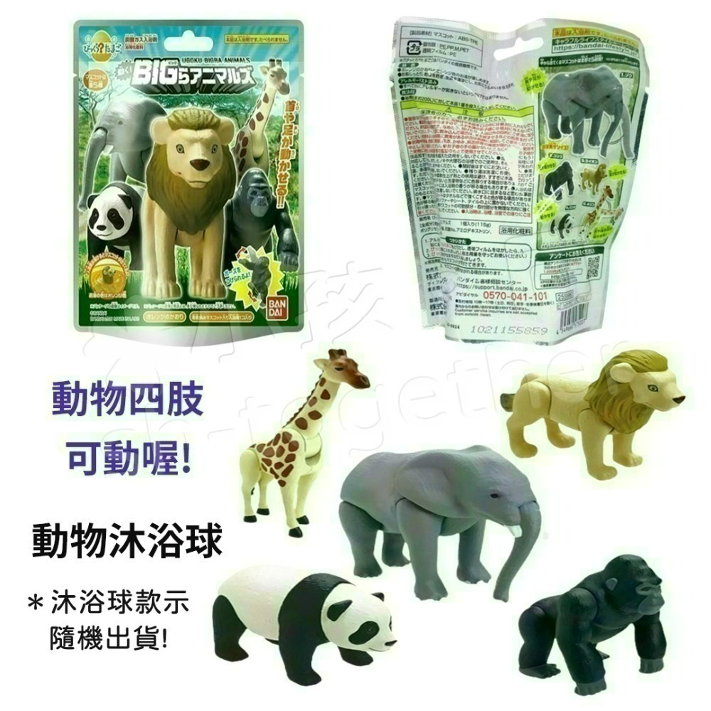 《小孩。同》現貨 日本 動物沐浴球 泡澡球 可動公仔 大人圖鑑狗狗 貓咪 發光酷炫極寒動物 海洋生物-細節圖2