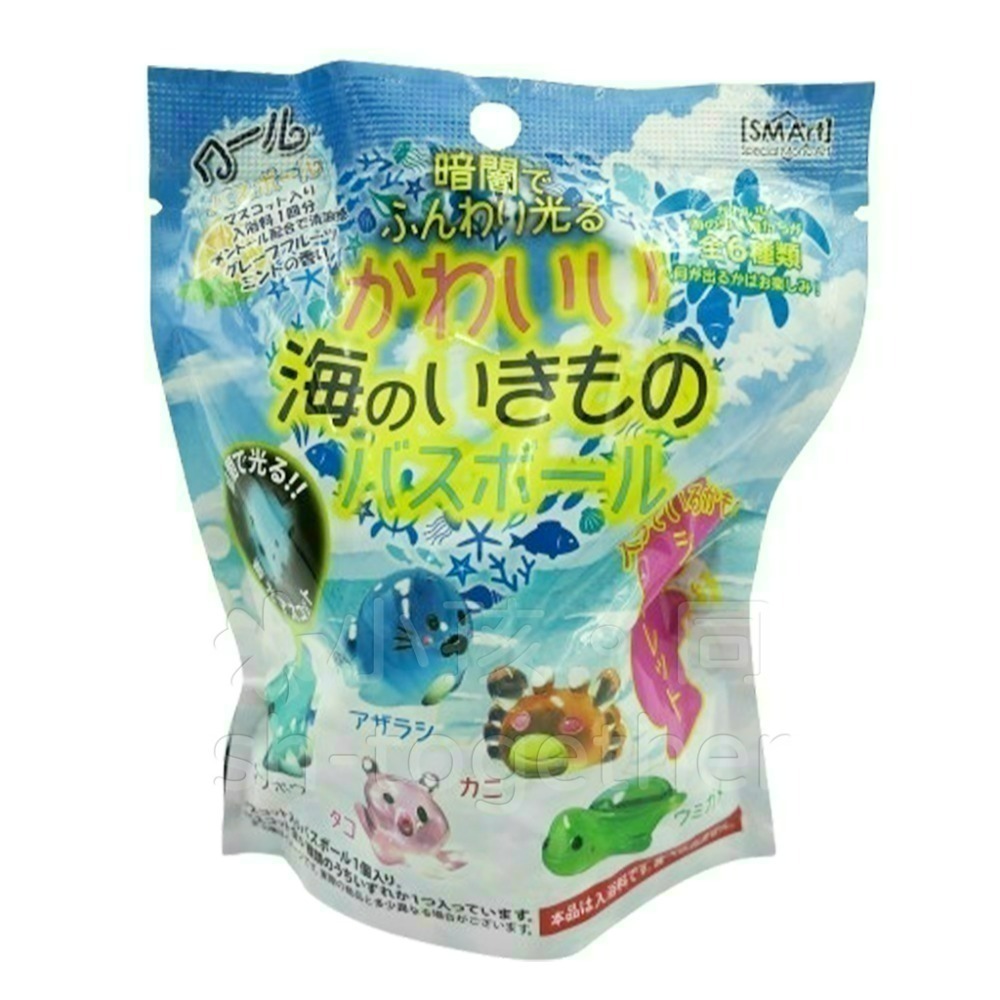 《小孩。同》現貨 日本 動物沐浴球 泡澡球 海豚 可動公仔 大人圖鑑狗狗 貓咪 發光酷炫極寒動物 海洋生物-規格圖7