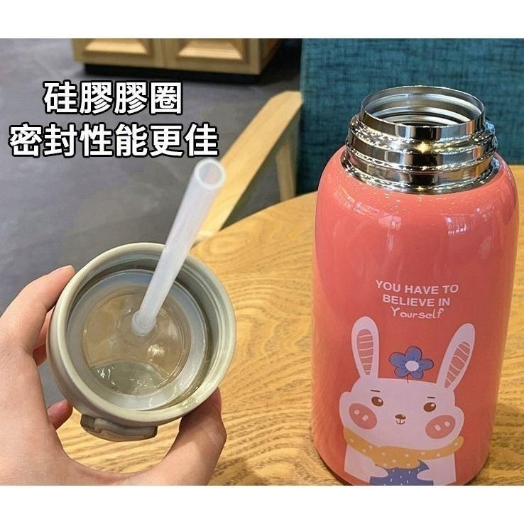 🔥現貨🔥可愛卡通316附袋兒童保溫瓶  600ml/4色  兒童保溫杯  兒童保溫瓶-細節圖7