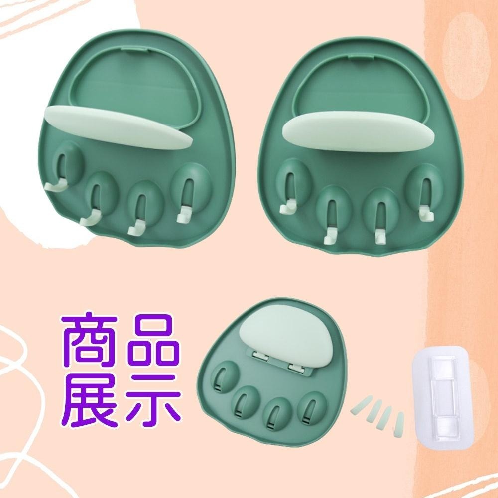 《小孩。同》有架可歸貓爪造型鍋蓋置物架/現貨 鍋蓋架 壁掛鍋蓋架 無痕鍋蓋架-細節圖3