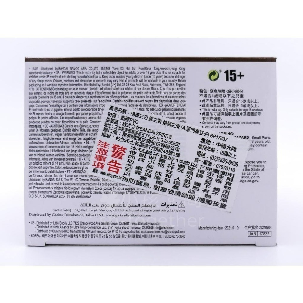 🔥現貨正版🔥日本Banpresto 景品 鬼滅之刃 絆之装 拾捌之型 竈門禰豆子 異色 禰豆子-細節圖9