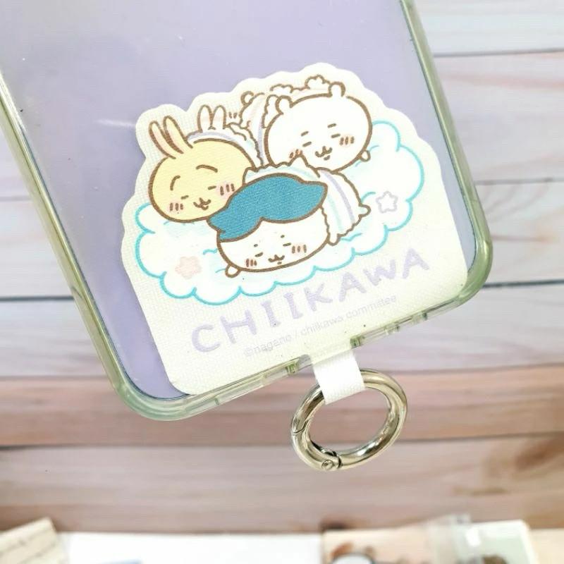 現貨正版 吉伊卡哇 手機掛片 手機夾片 小八貓 兔兔 掛繩墊片 造型手機夾片 手機扣環 手機掛繩夾片 可掛包包 指環扣-細節圖3