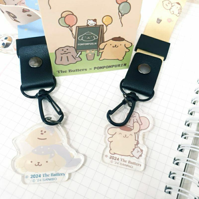 現貨正版 三麗鷗 布丁狗×奶油家族 證件繩 手機掛繩 吊飾長吊繩 掛脖吊繩 證件掛繩 造型掛頸繩 手機長吊繩 掛頸吊繩-細節圖3