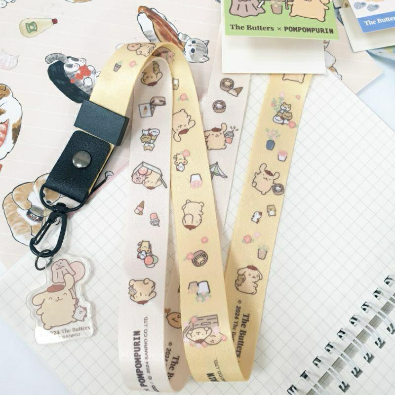 現貨正版 三麗鷗 布丁狗×奶油家族 證件繩 手機掛繩 吊飾長吊繩 掛脖吊繩 證件掛繩 造型掛頸繩 手機長吊繩 掛頸吊繩-細節圖4