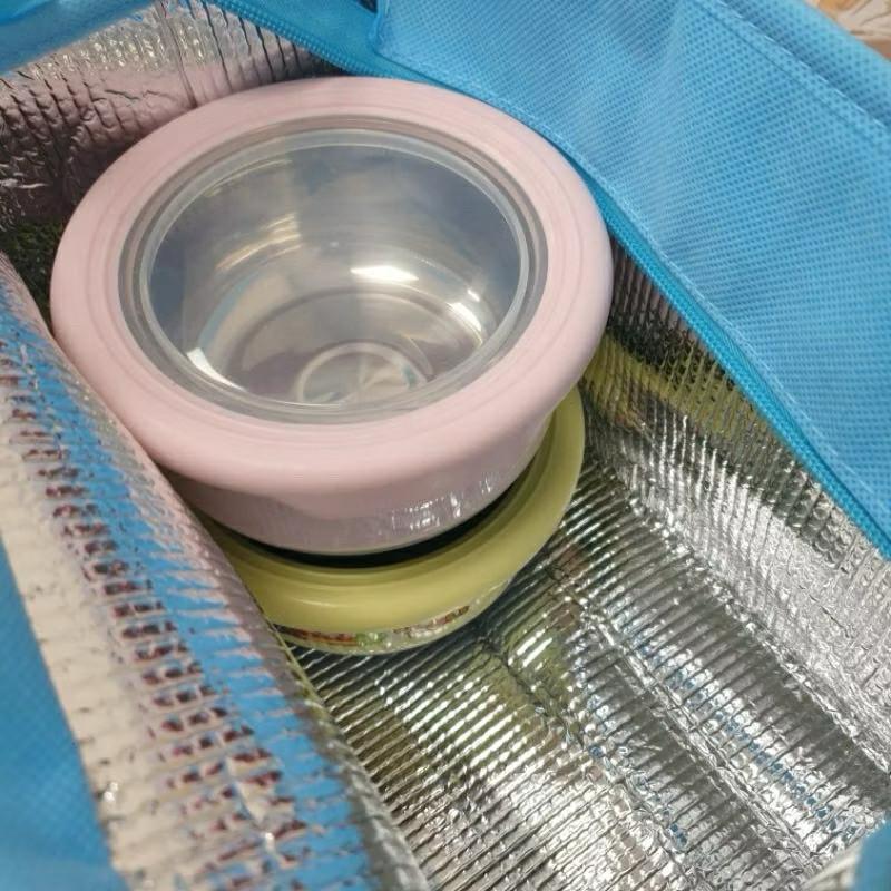 現貨正版 迪士尼 方型保溫餐袋 便當袋 維尼 餐袋 史迪奇 米奇 公主 保溫午餐袋 野餐袋 保溫保冷袋 保冷飲料提袋-細節圖6