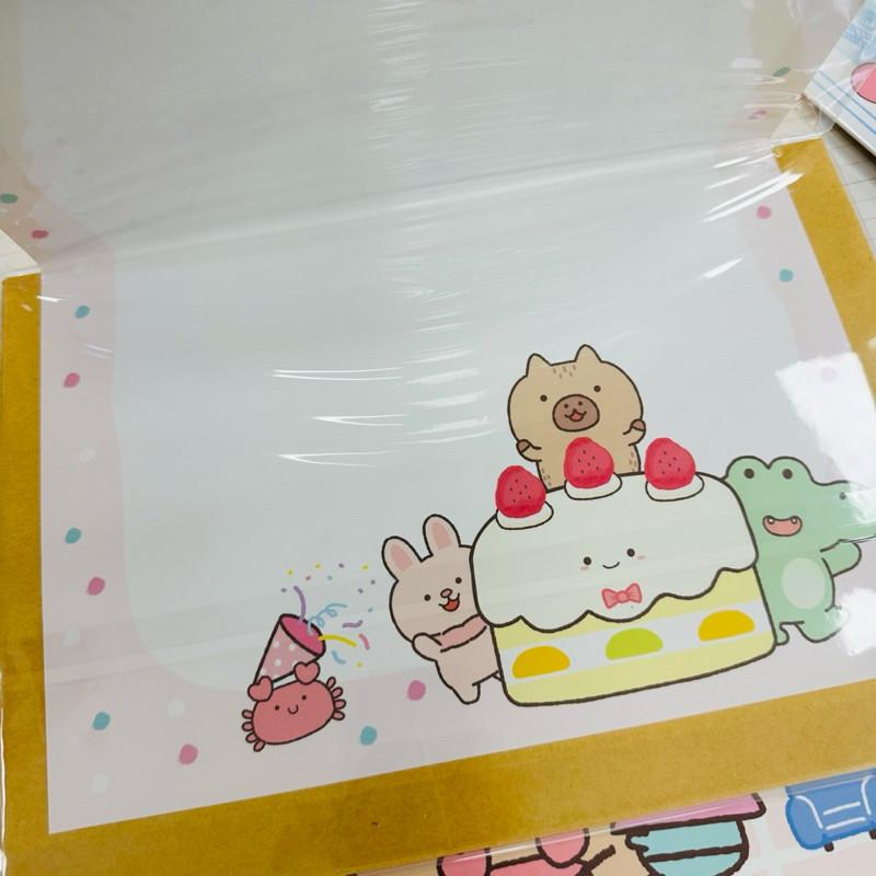 現貨正版 卡皮巴拉 萬用卡 水豚 中開萬用卡 中卡 祝福卡 邀請卡 感謝卡 卡片 謝師卡 生日卡 心意卡 萬用中卡-細節圖7