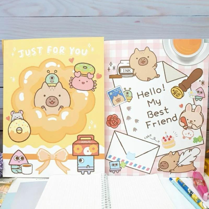 現貨正版 卡皮巴拉 水豚 大開萬用卡 4k卡片 大卡 祝福卡 邀請卡 感謝卡 大張卡片 謝師卡 生日卡 心意卡 萬用大卡-細節圖2