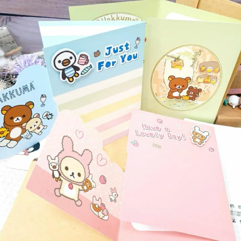 現貨正版 拉拉熊 立體兩折標準卡 懶熊 造型卡片 萬用卡 生日卡 感謝卡 祝福卡 心意卡片 牛奶熊 可愛萬用卡 立體卡-細節圖3