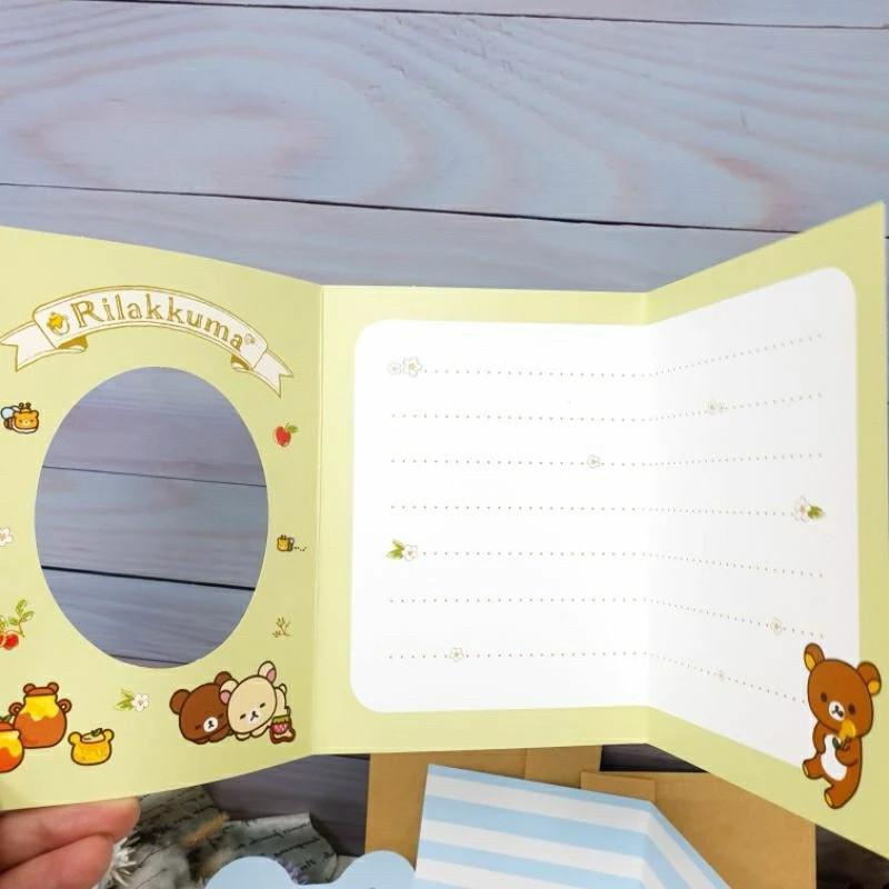 現貨正版 拉拉熊 立體兩折標準卡 懶熊 造型卡片 萬用卡 生日卡 感謝卡 祝福卡 心意卡片 牛奶熊 可愛萬用卡 立體卡-細節圖7