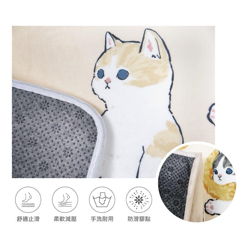 現貨正版 貓福珊迪 地墊 造型地墊 造型絨毛防滑地墊 鯊魚 防滑地墊 玄關 浴室 炸蝦地墊 絨毛地毯-細節圖6