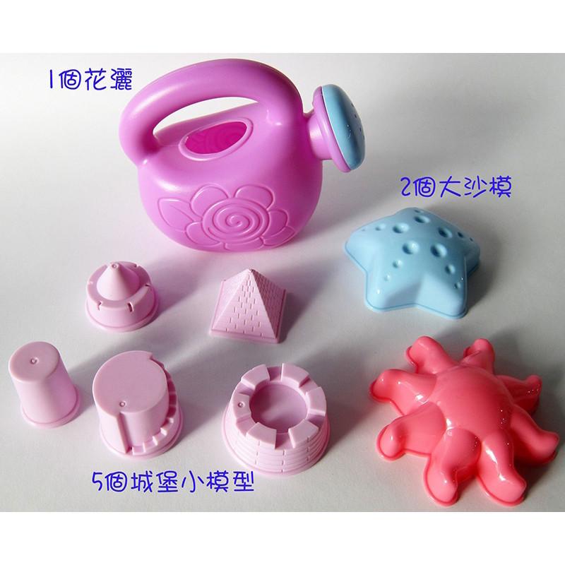 現貨正版 冰雪奇緣 寶貝戲水玩沙組 迪士尼堆堆城堡玩沙組 玩沙工具 海灘組 艾莎 安娜沙灘城堡 灑水器 小鏟子 小耙子-細節圖4