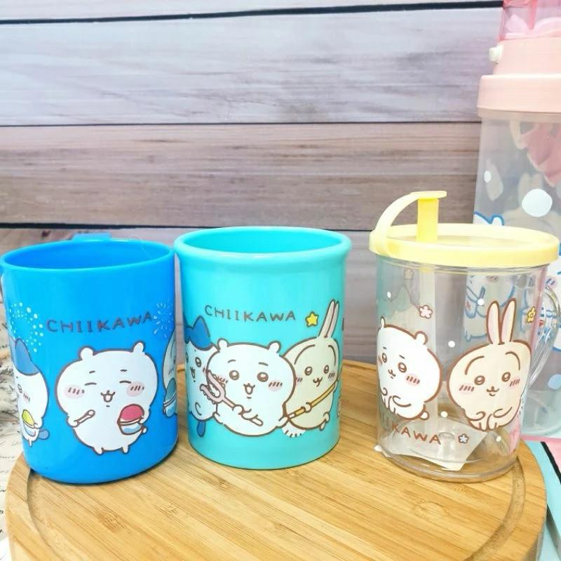 現貨正版 吉伊卡哇 水杯 單耳杯 牙刷杯 吸管杯 烏薩奇 小八貓 潄口杯 手把杯 台灣製 兒童水杯 杯子 食品級PP-細節圖2