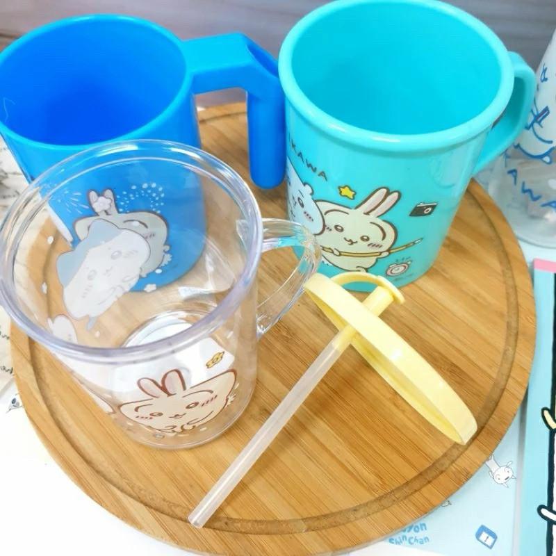 現貨正版 吉伊卡哇 水杯 單耳杯 牙刷杯 吸管杯 烏薩奇 小八貓 潄口杯 手把杯 台灣製 兒童水杯 杯子 食品級PP-細節圖3