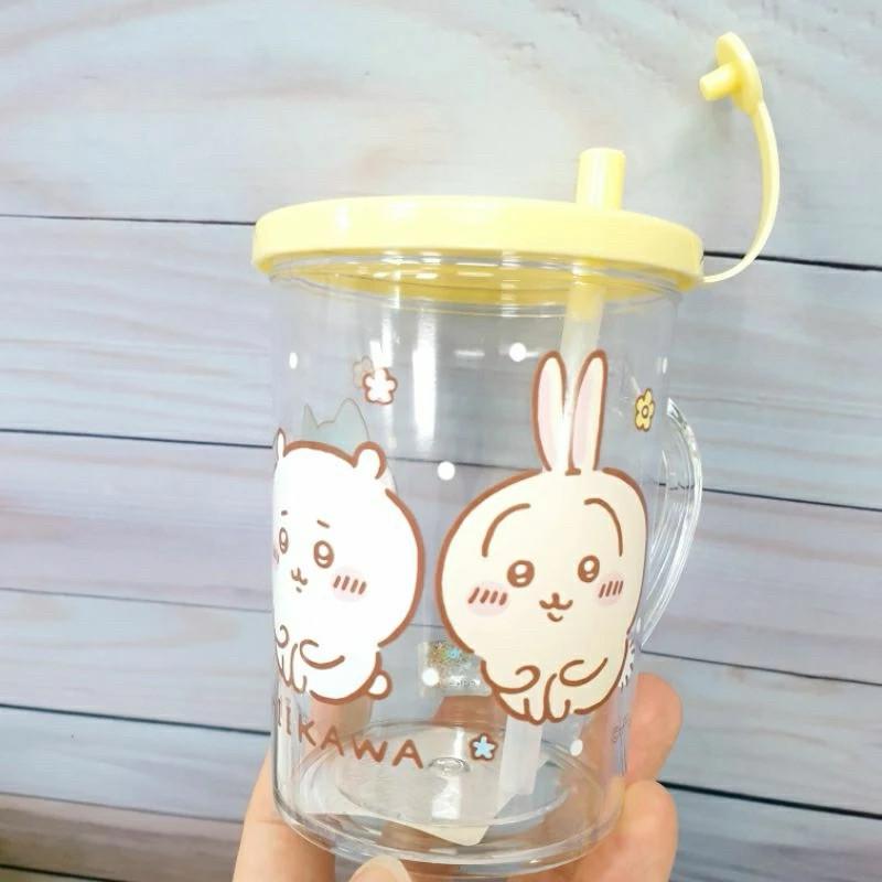 現貨正版 吉伊卡哇 水杯 單耳杯 牙刷杯 吸管杯 烏薩奇 小八貓 潄口杯 手把杯 台灣製 兒童水杯 杯子 食品級PP-細節圖7