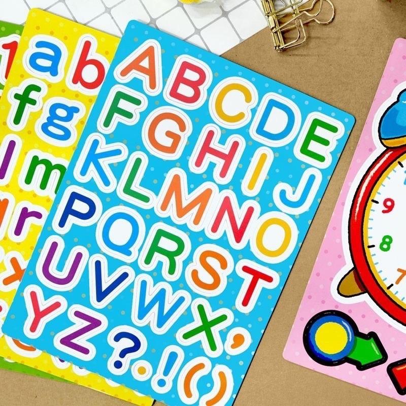 現貨正版 磁鐵 教學磁鐵 英文字母 數字 時鐘 英文大小寫字母 教學工具 自學 幼兒認知 幼稚園教具 家長好幫手 學習-細節圖9