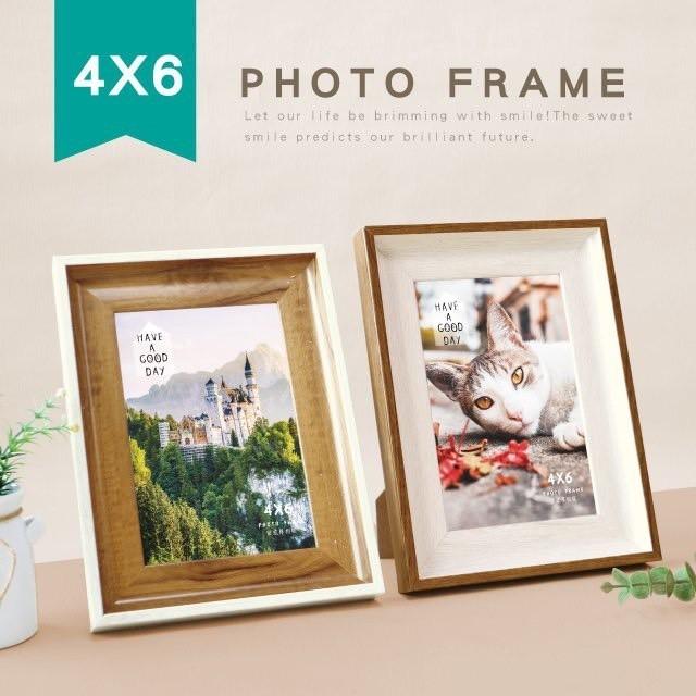 現貨正版 4X6質感厚相框 相框牆 單框 桌立 橫直通用 照片 畫框 框架 相片相框-細節圖2