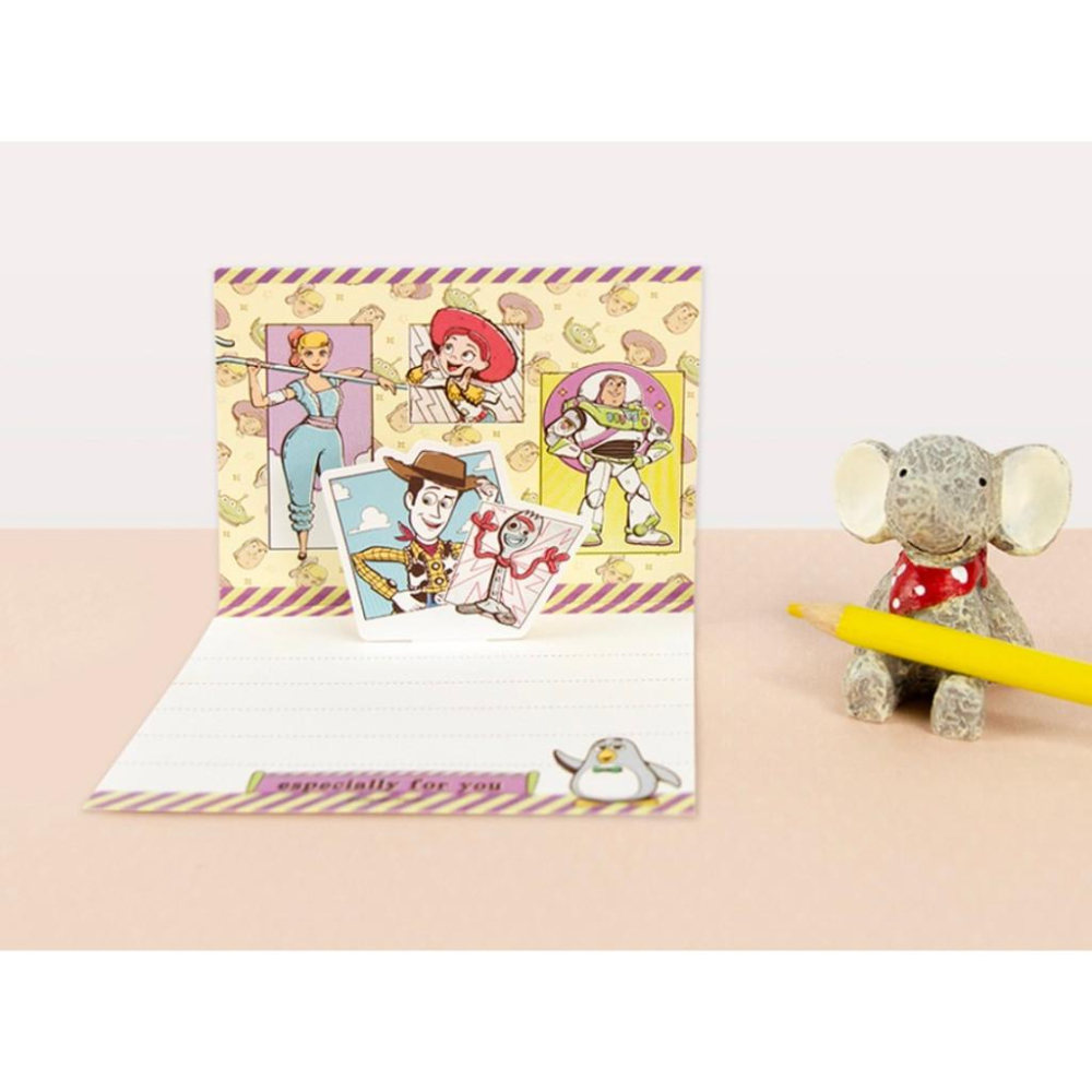 現貨正版 迪士尼 萬用立體小卡 萬用卡 立體卡 耶卡 聖誕卡 生日卡 祝福卡 傳情卡 維尼 米奇 奇蒂 公主 玩總卡片-細節圖7