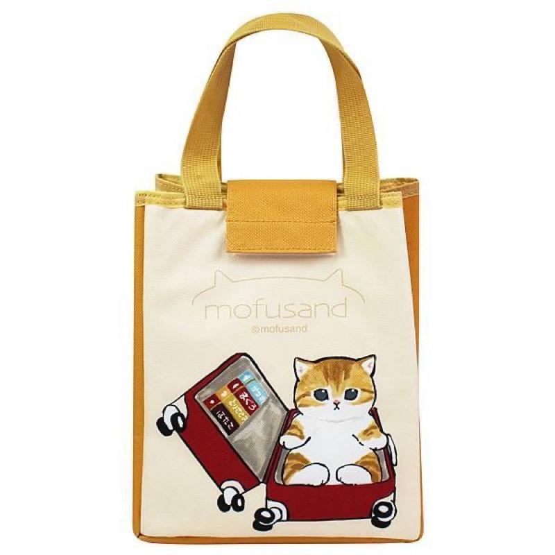 現貨正版 貓福珊迪 方形保溫小提袋 保溫袋 保冷袋 便當袋 外出提袋 手提袋 收納袋 方形保溫小提袋 野餐 上學 餐袋-細節圖3