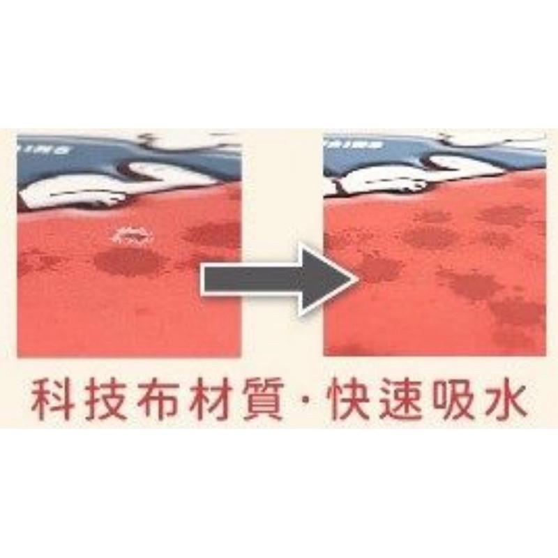 現貨正版 史努比 超吸水軟地墊 吸水地墊 廚房地墊 客廳 腳踏墊 snoopy 地墊-細節圖4