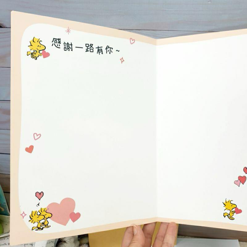 現貨正版 史努比 卡片 16k大卡-附信封 生日卡 感謝卡 慶生 祝福卡 大張卡片 謝師卡 心意卡 萬用大卡 胡士托-細節圖5