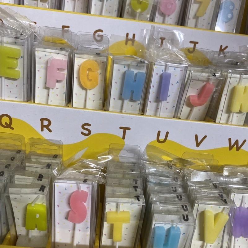 現貨正版 文字造型小蠟燭(英文)~派對˙生日慶生˙特別日子˙ 也有數字喔-細節圖2