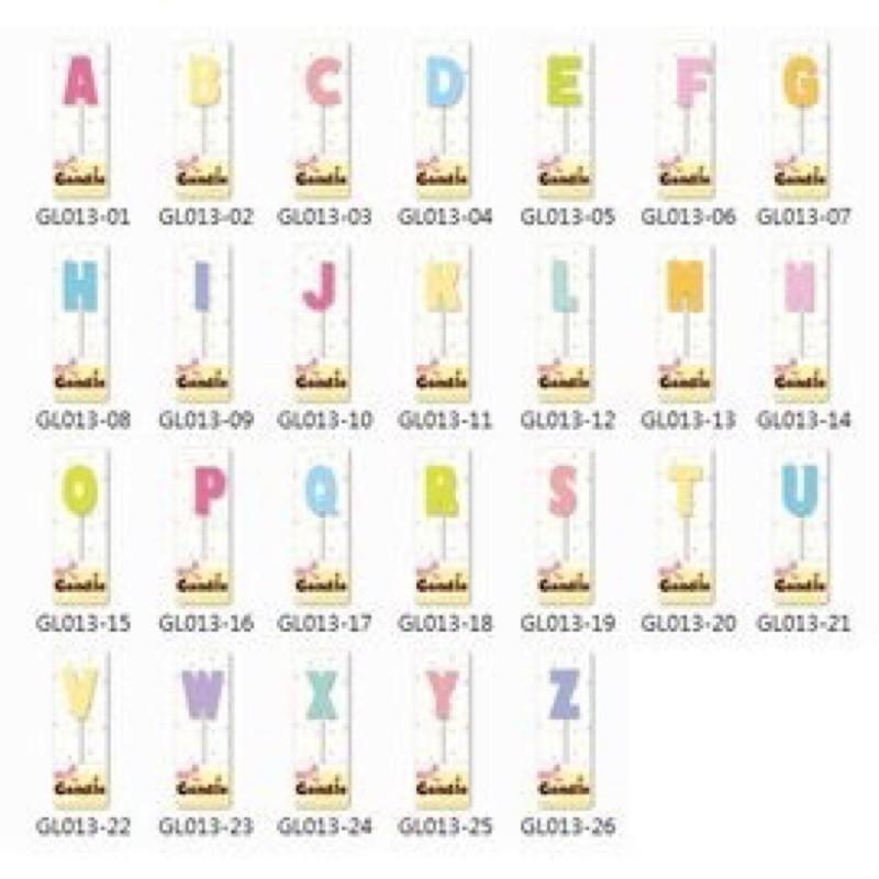 現貨正版 文字造型小蠟燭(英文)~派對˙生日慶生˙特別日子˙ 也有數字喔-細節圖5